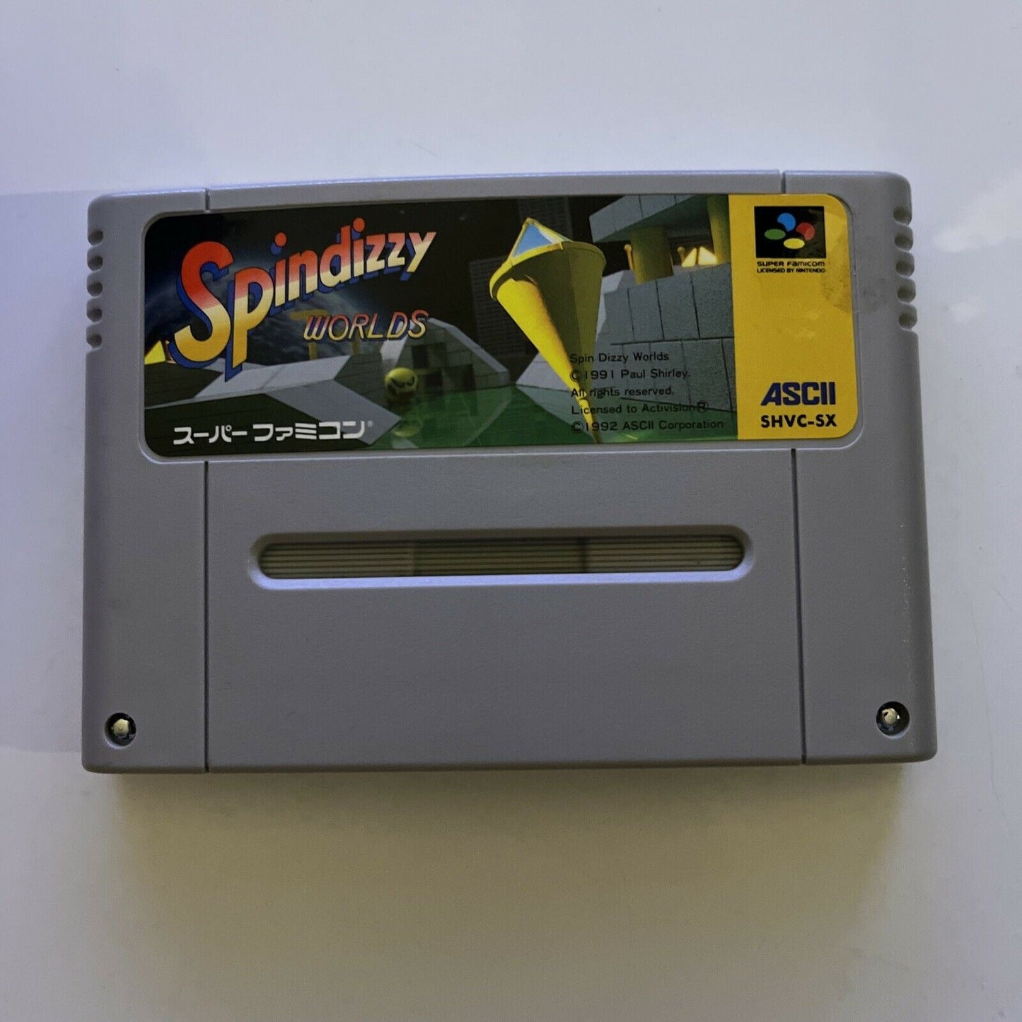 Spindizzy Worlds - Nintendo Super Famicom SNES NTSC-J JAPAN Game