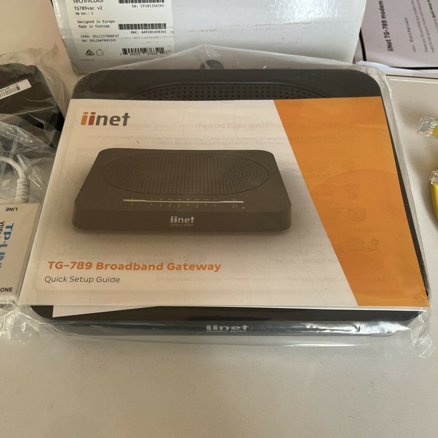 iinet Technicolor TG789vac v2 NBN VDSL/ADSL Dual Band Gigabit WiFi Mod ...