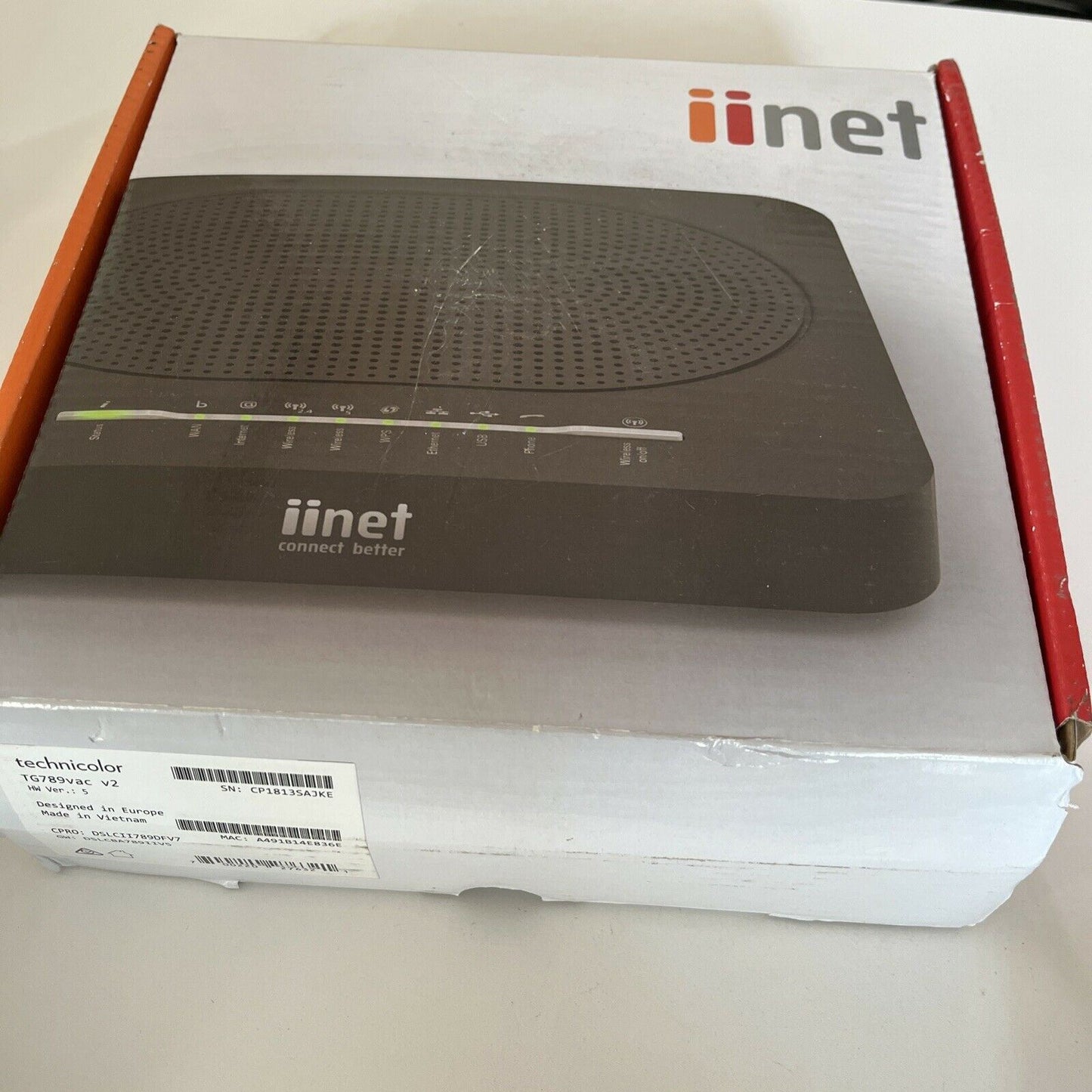 iinet Technicolor TG789vac v2 NBN VDSL/ADSL Dual Band Gigabit WiFi Modem Router