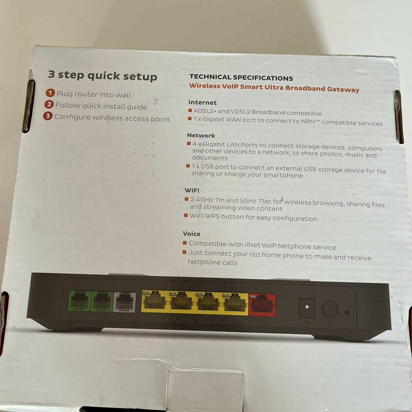 iinet Technicolor TG789vac v2 NBN VDSL/ADSL Dual Band Gigabit WiFi Modem Router