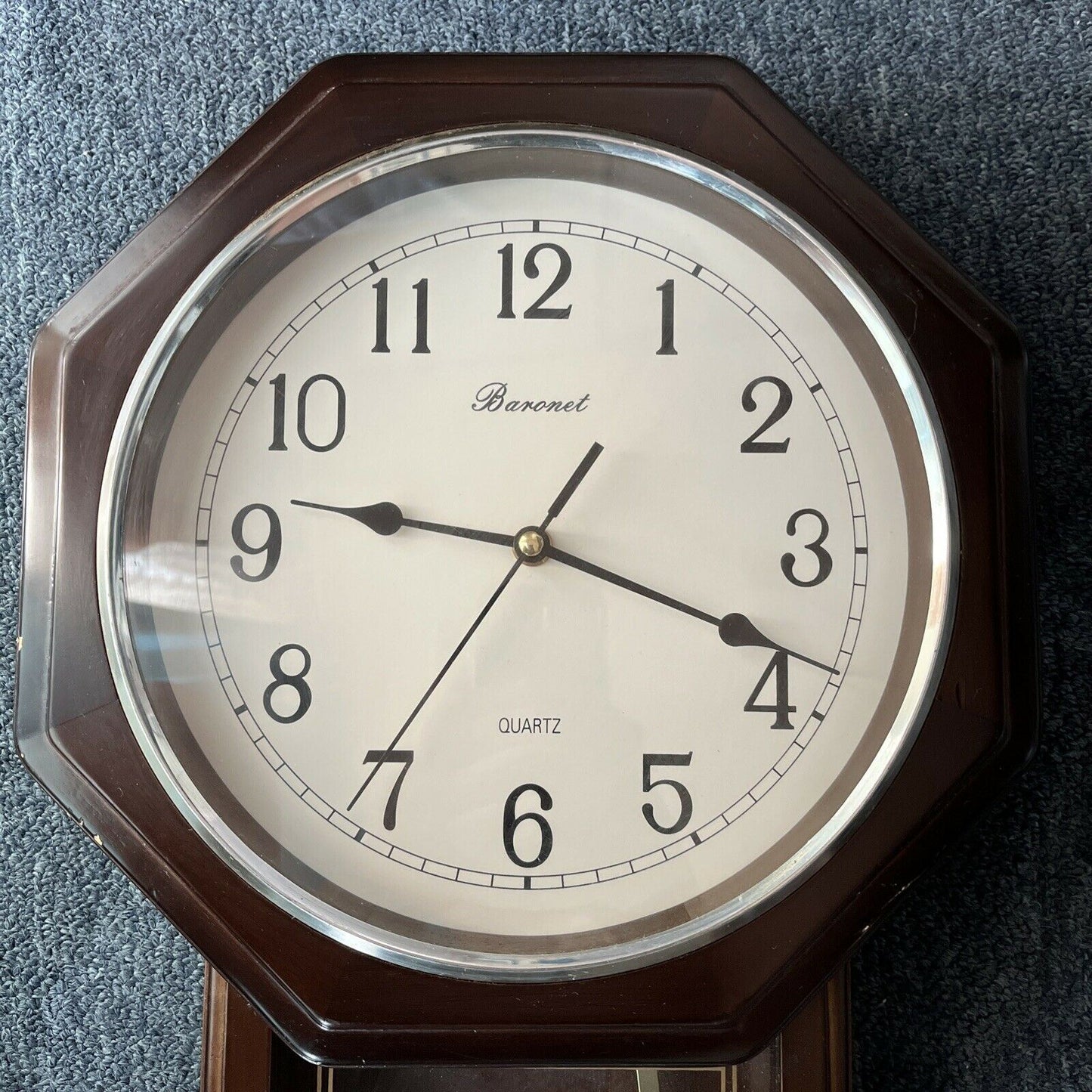 Baronet Regulator Wall Clock 45 X 28cm