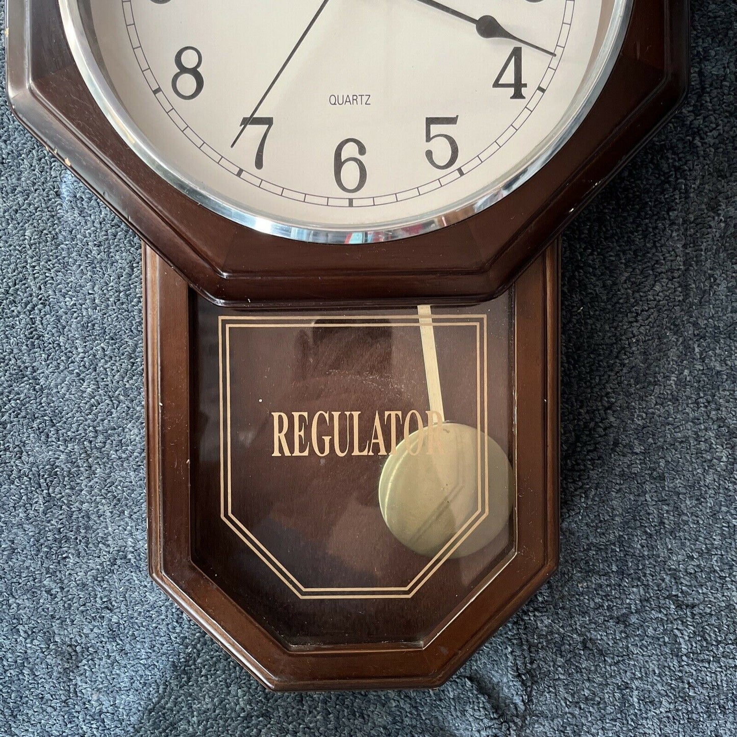 Baronet Regulator Wall Clock 45 X 28cm