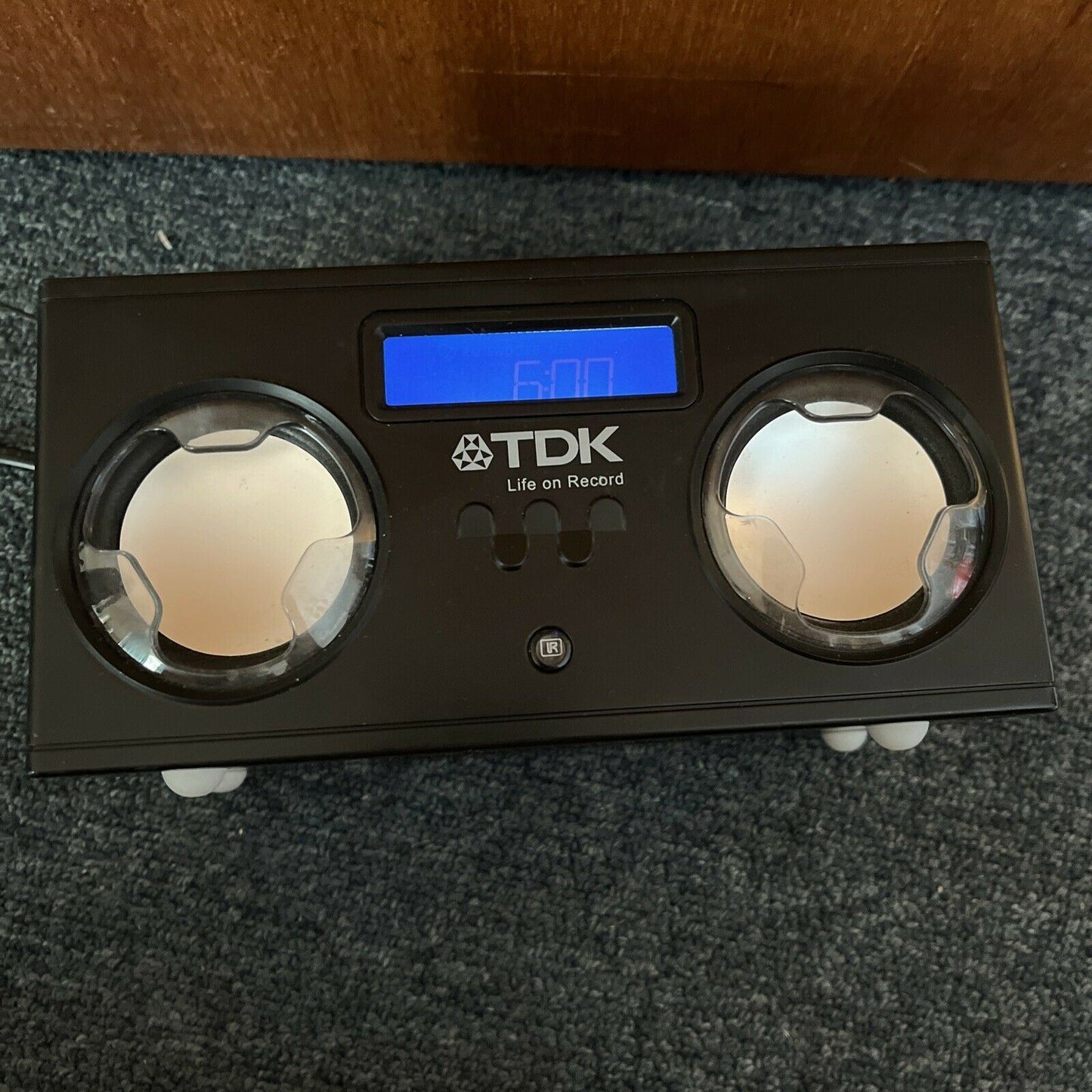 TDK Dual Alarm Clock Radio iPod Dock TA4211BK with Alarm Snooze & Remote Control