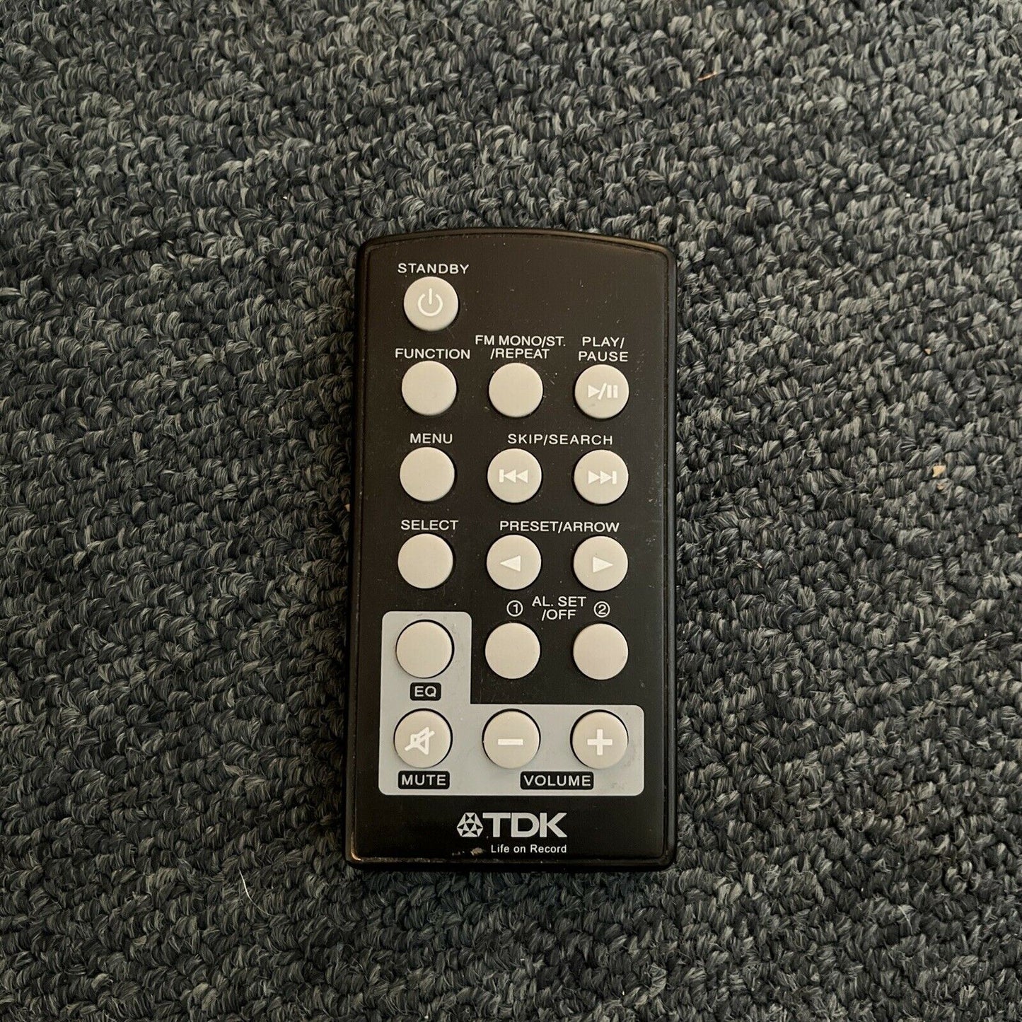 TDK Dual Alarm Clock Radio iPod Dock TA4211BK with Alarm Snooze & Remote Control