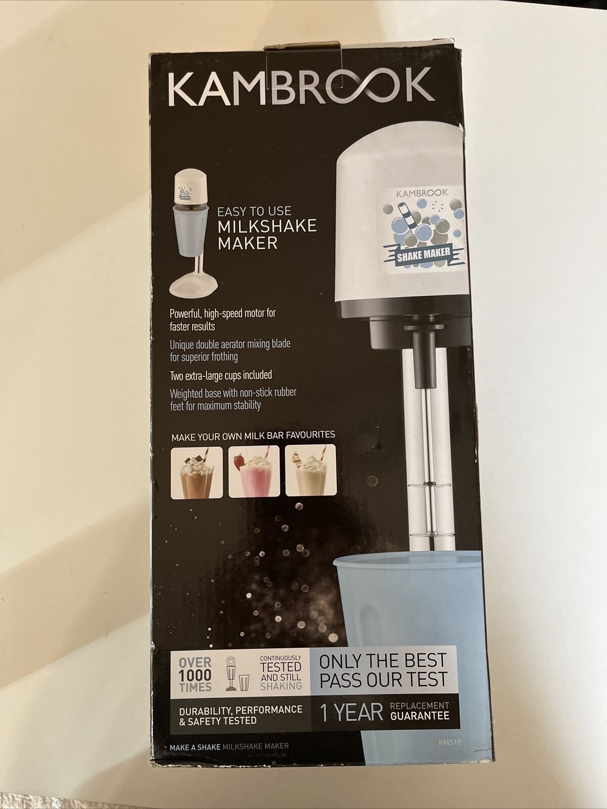 Kambrook Milkshake Maker KMS10 - Blue NEW