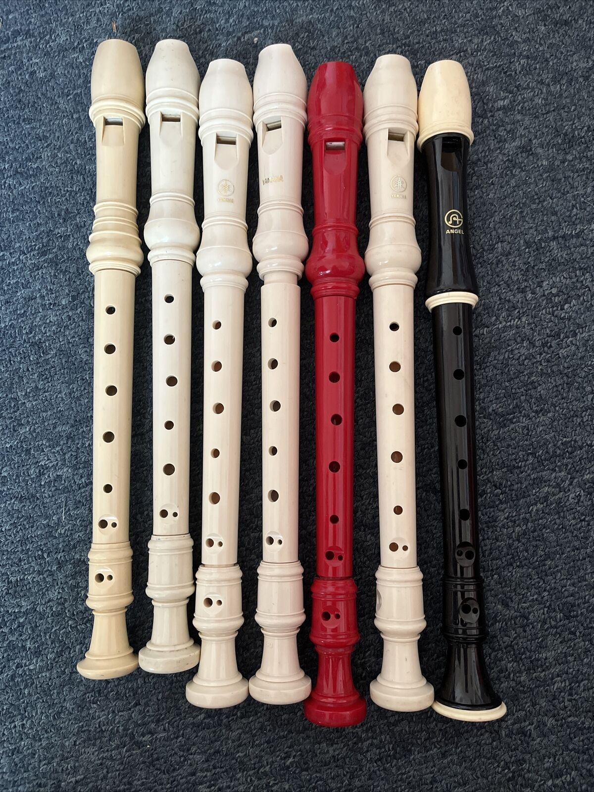 7x Recorder - 3x Yamaha Recorder, 1x Angel Recorder 3x Recorder