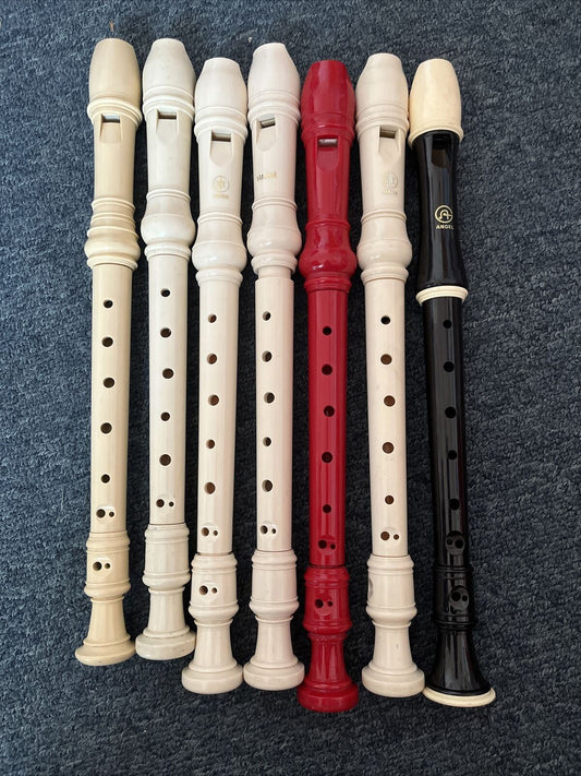 7x Recorder - 3x Yamaha Recorder, 1x Angel Recorder 3x Recorder