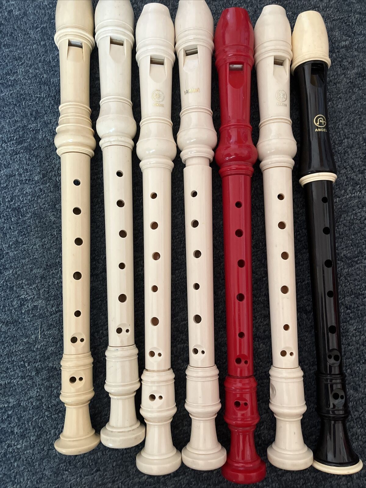 7x Recorder - 3x Yamaha Recorder, 1x Angel Recorder 3x Recorder