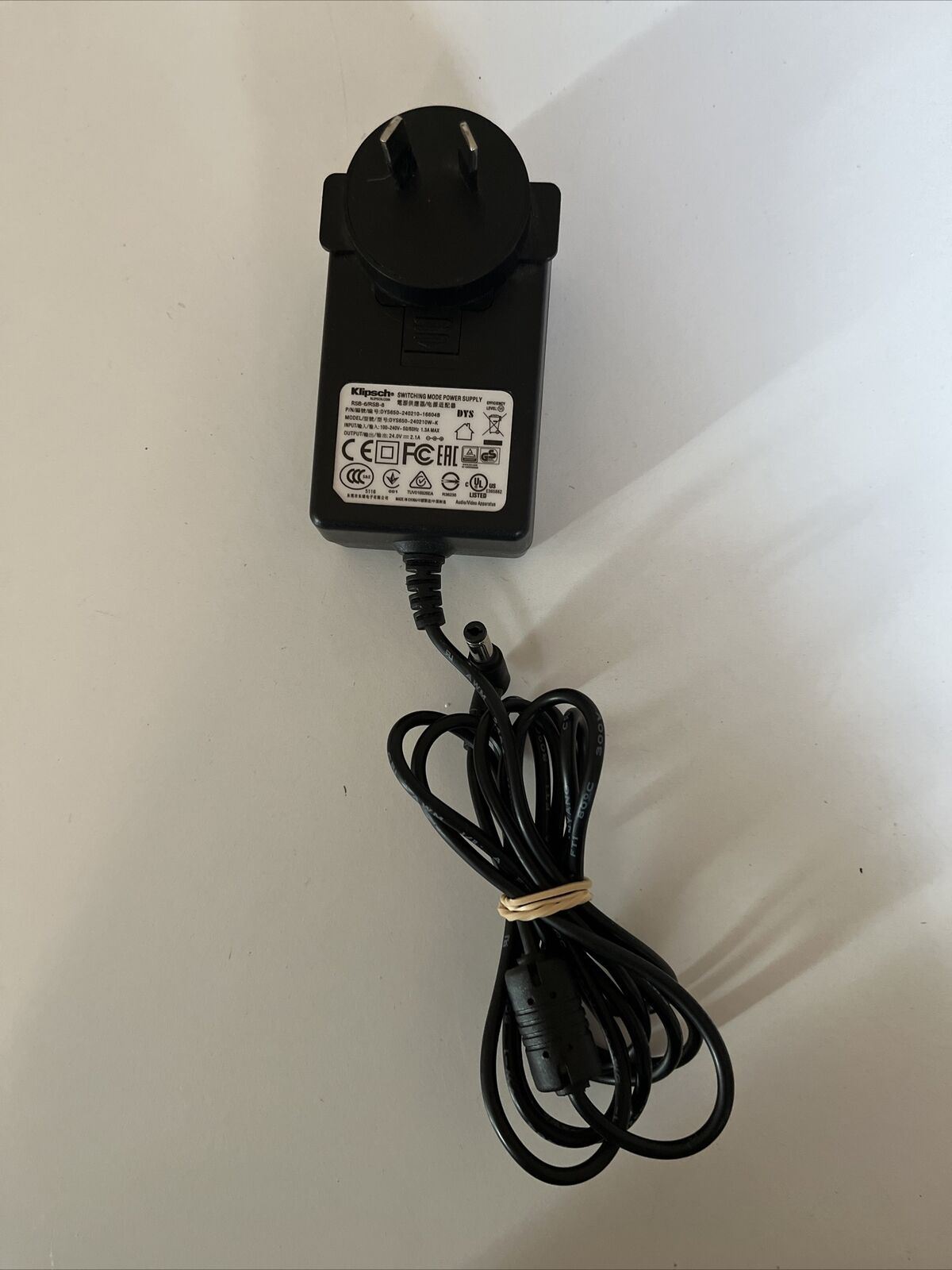 Genuine Klipsch Power Supply RSN-6/RSB-8 AC Adapter DYS650-240210W-K 24V 2.1A