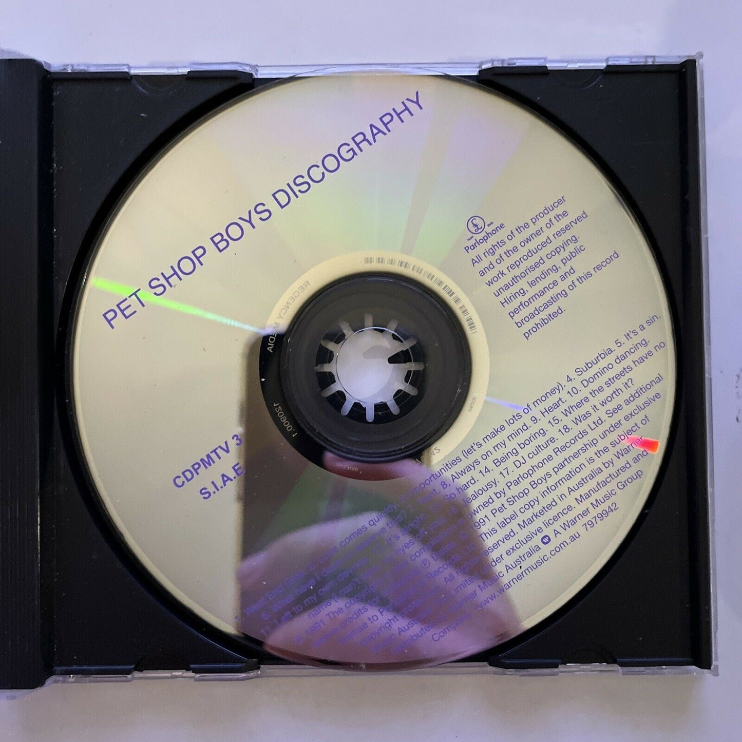 Pet Shop Boys – Discography (The Complete Singles Collection) (CD, 1991)