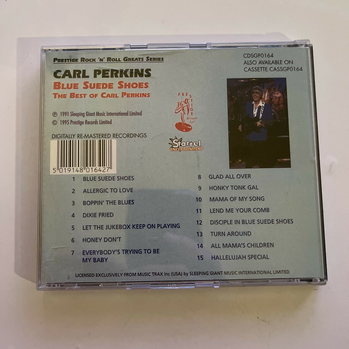 Carl Perkins – Blue Suede Shoes – The Best Of Carl Perkins (CD, 1995) Album