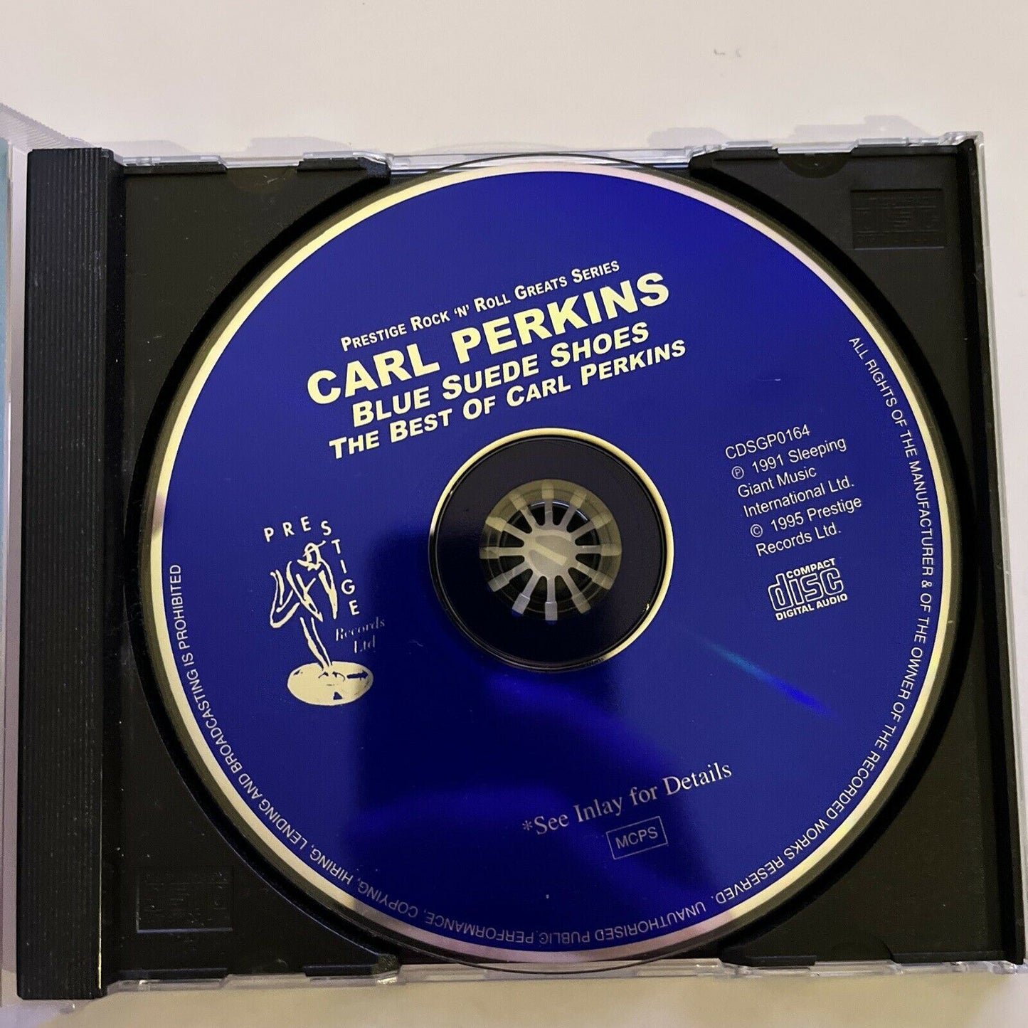 Carl Perkins – Blue Suede Shoes – The Best Of Carl Perkins (CD, 1995) Album