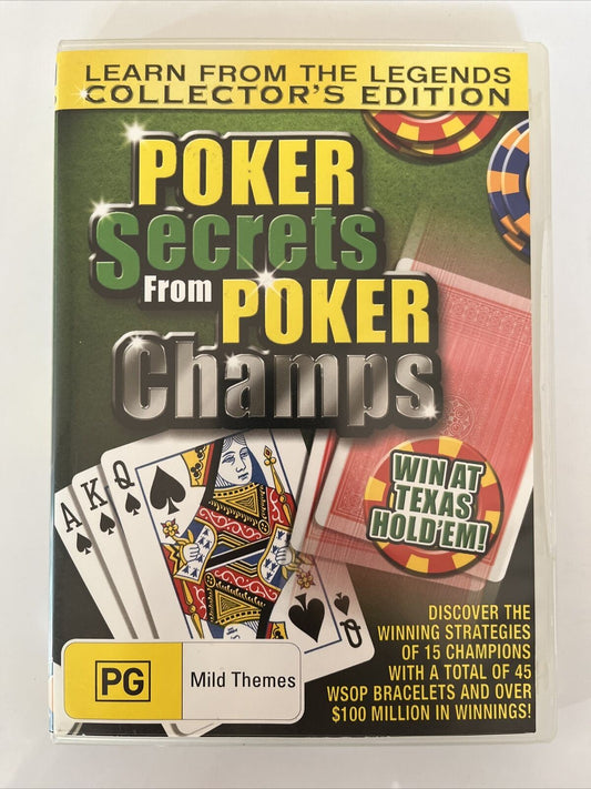 Poker Secrets From Poker Champs (DVD) All Regions
