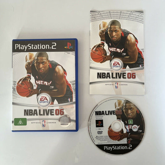 NBA Live 06 - PlayStation PS2 PAL Game with Manual