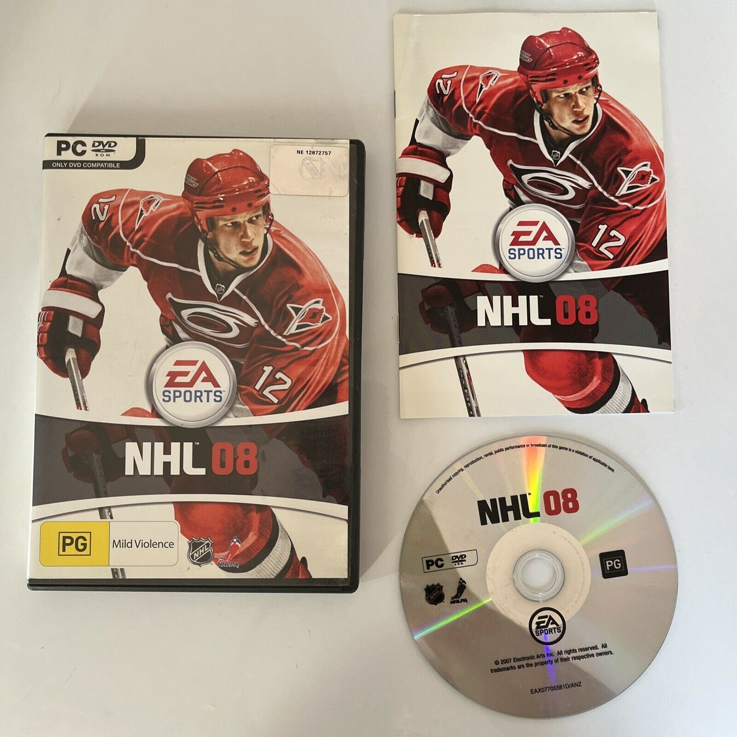 NHL 08 - PC Windows Ice Hockey Game with Manual