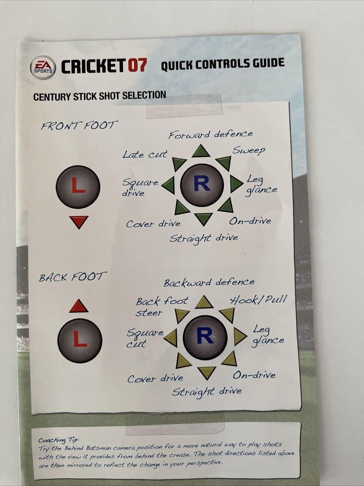 Cricket 07 - Sony Playstation 2 PS2 PAL Game with Manual