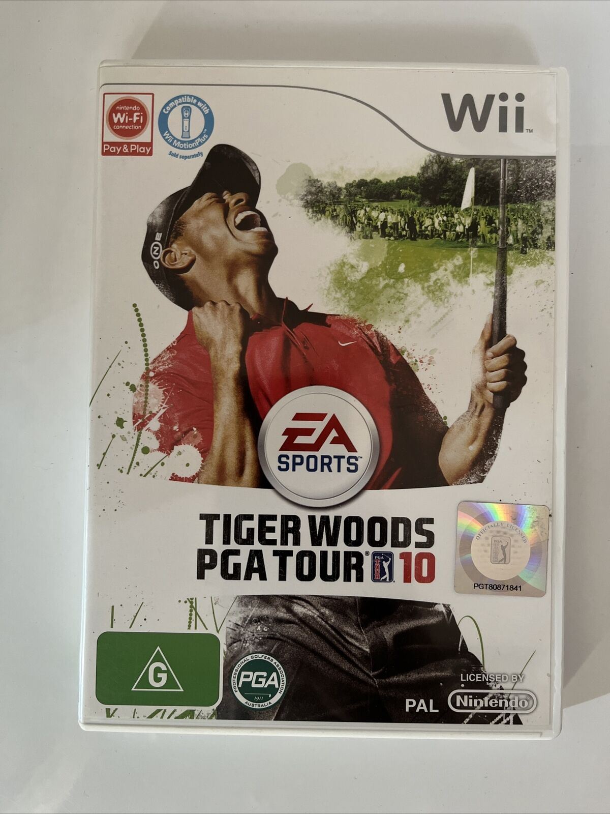 Tiger Woods PGA Tour 10 - Nintendo Wii PAL Golf Game with Manual