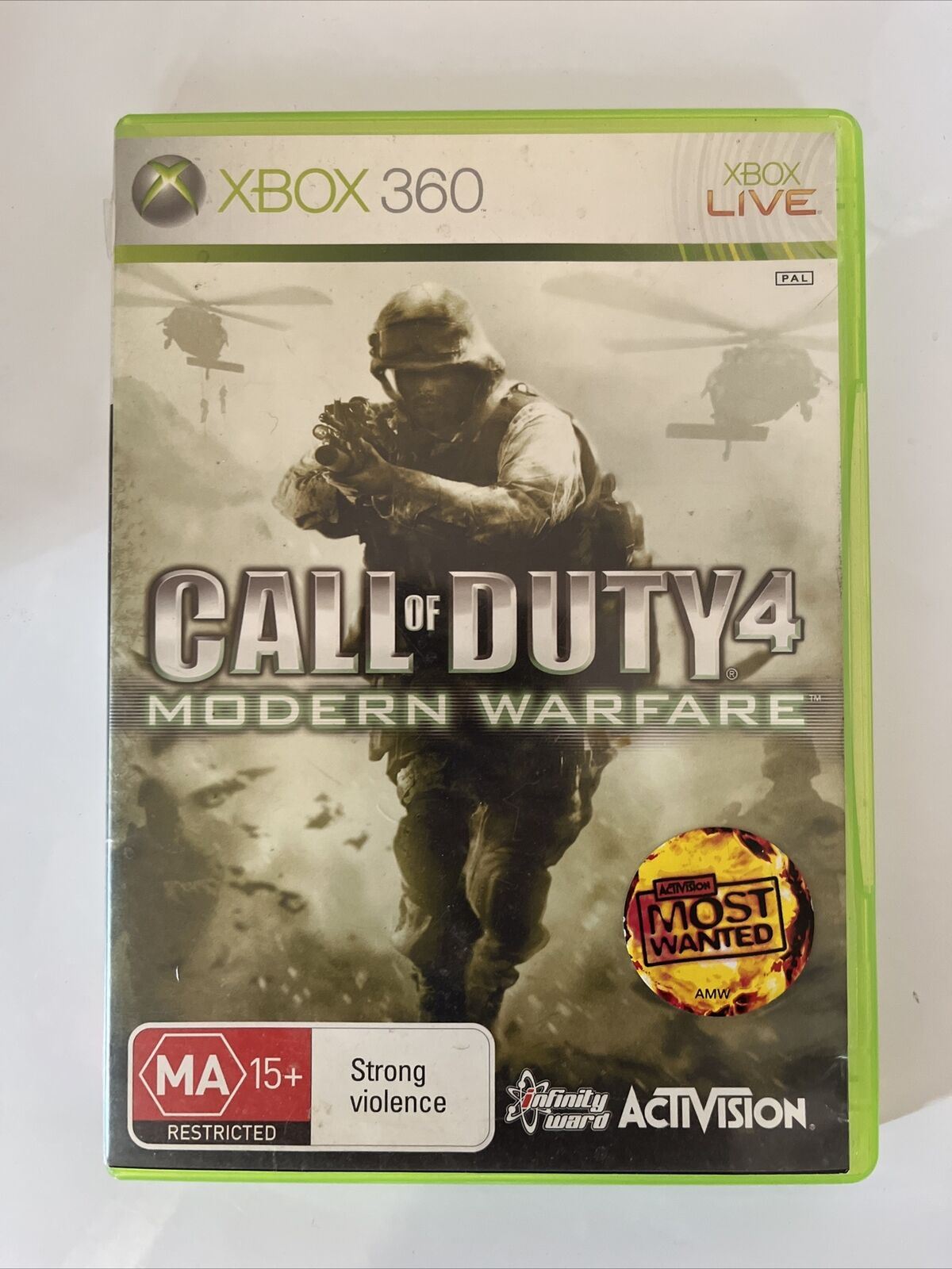 Call of Duty 4: Modern Warfare - Microsoft XBOX 360 PAL Game with Manual