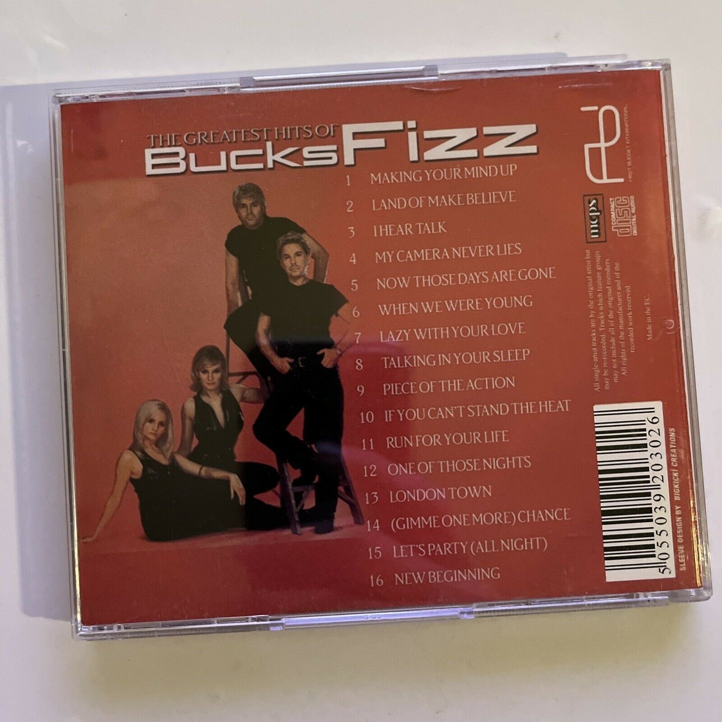 Bucks Fizz – The Greatest Hits Of Bucks Fizz (CD, 2000) Album