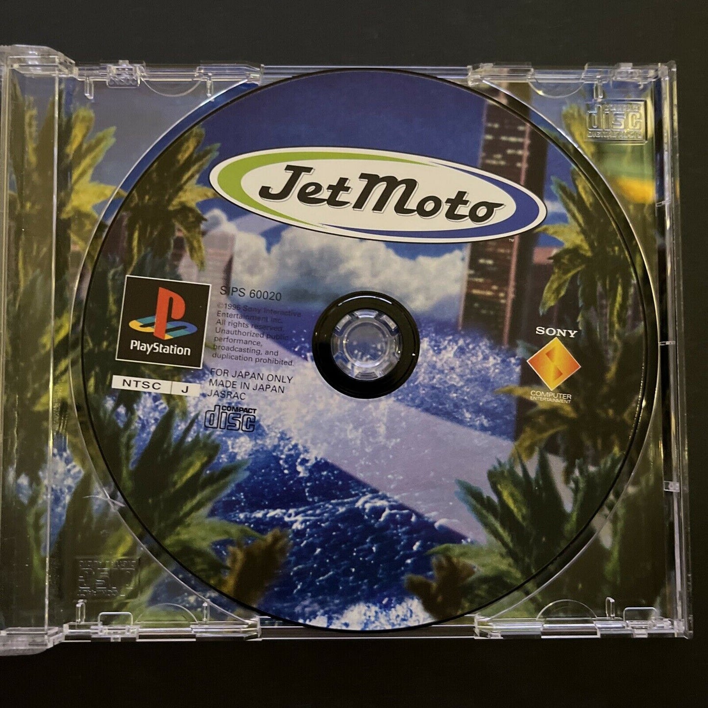 Jet Moto - Sony PlayStation 1 PS1 NTSC-J JAPAN Motocross Racing 1997 Game