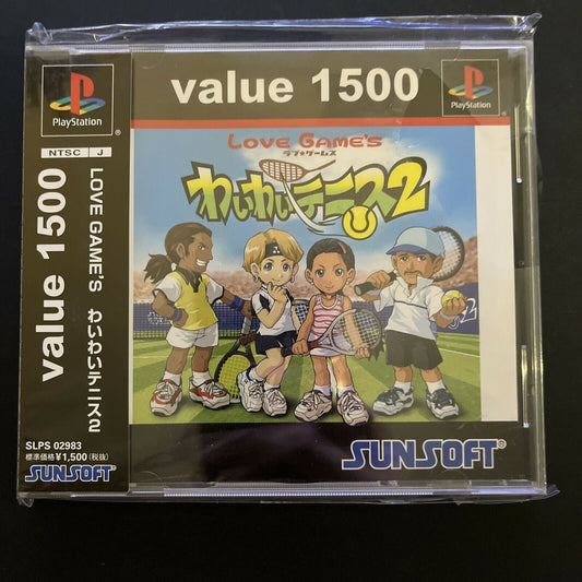 Love Games Wa Wa Tennis 2 - Sony PlayStation PS1 NTSC-J Japan 2000 Game