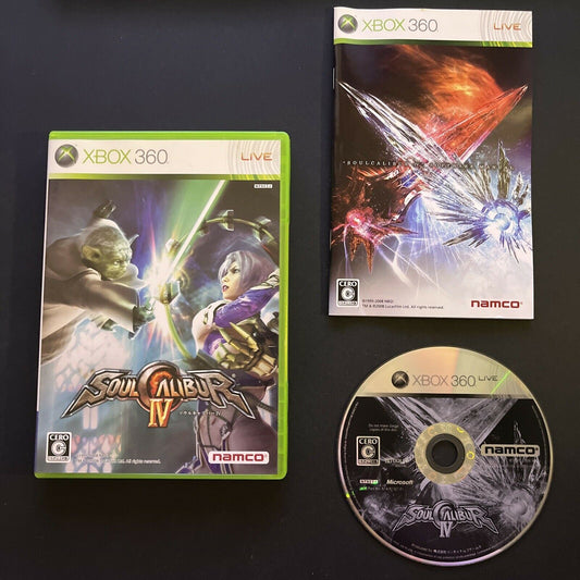 Soul Calibur 4 - Microsoft Xbox 360 NTSC-J JAPAN Complete Game with Manual