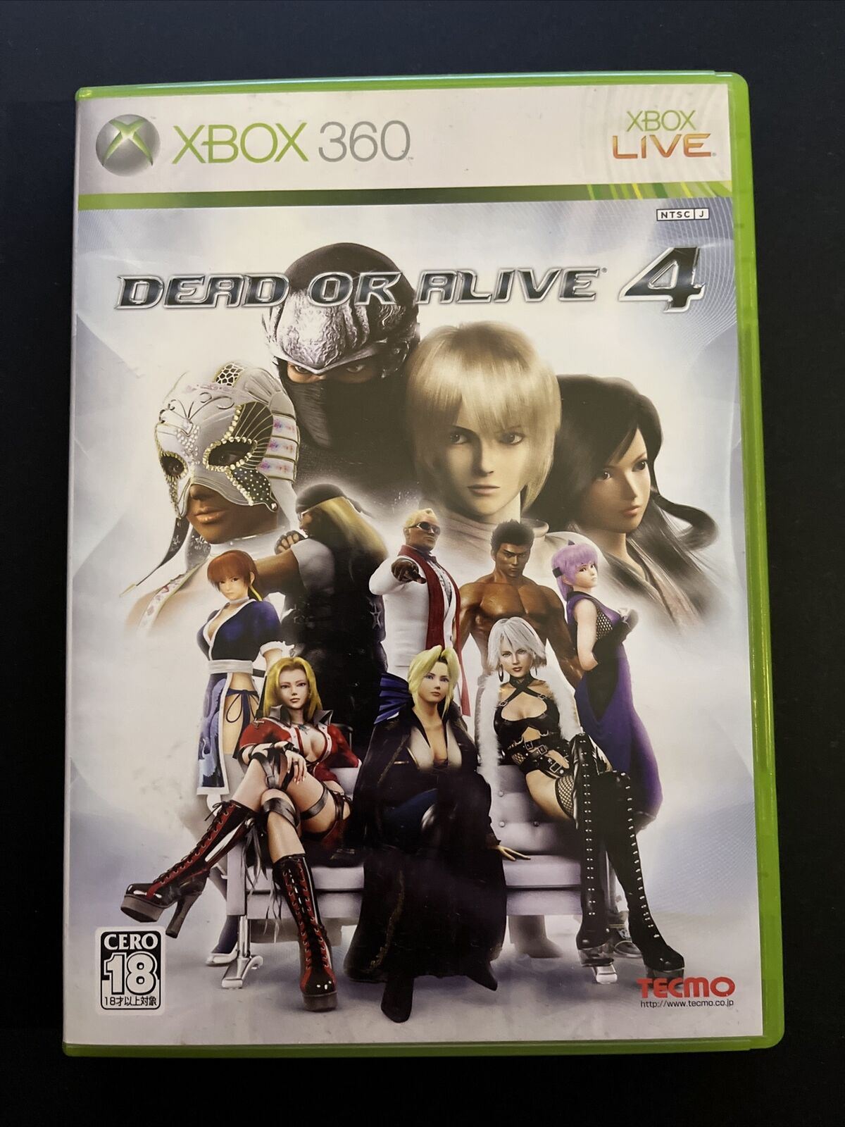 Dead or Alive 4 - Microsoft XBOX 360 NTSC-J JAPAN Game Complete with Manual