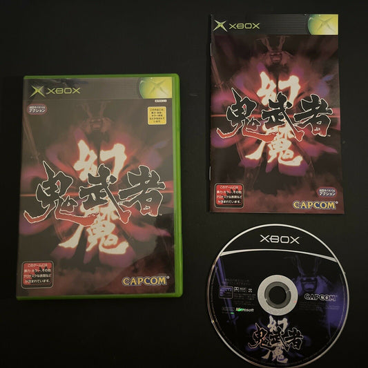 Genma Onimusha - Microsoft XBOX Original NTSC-J JAPAN Capcom Game with Manual