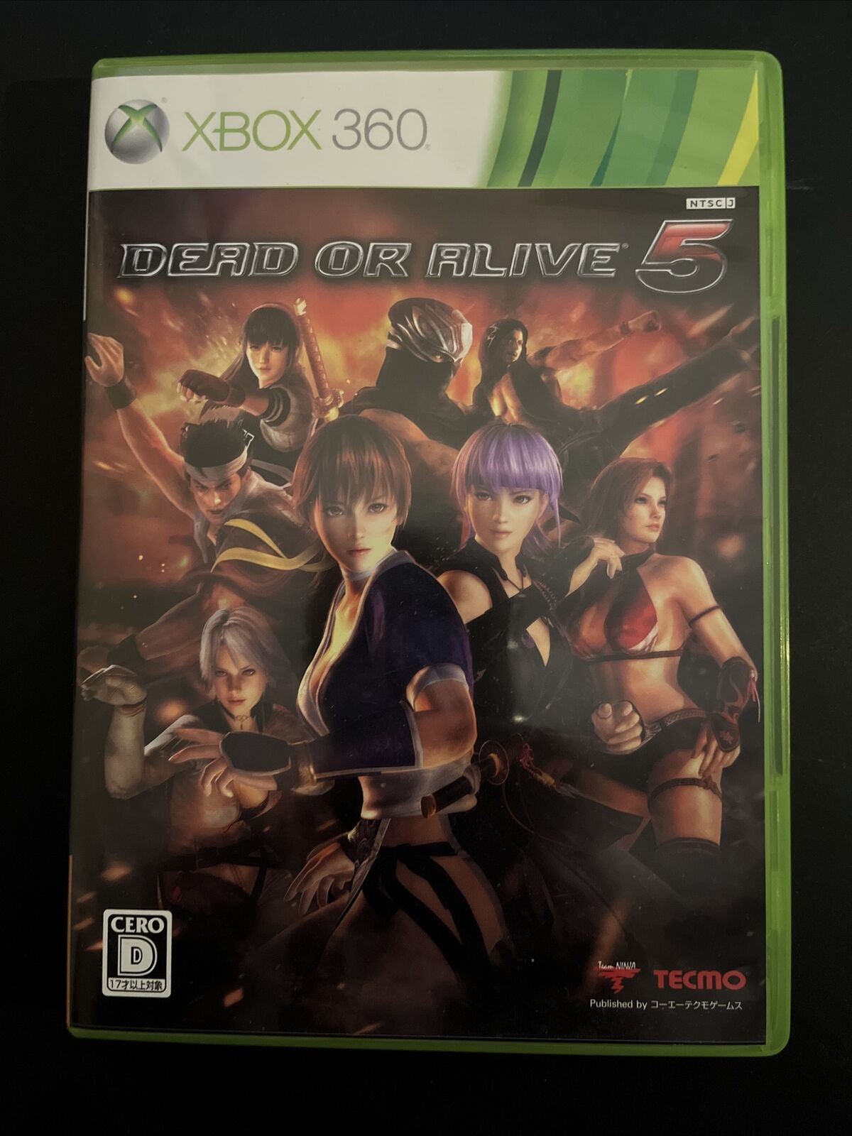 Dead or Alive 5 - Microsoft XBOX 360 NTSC-J JAPAN Game Complete with Manual