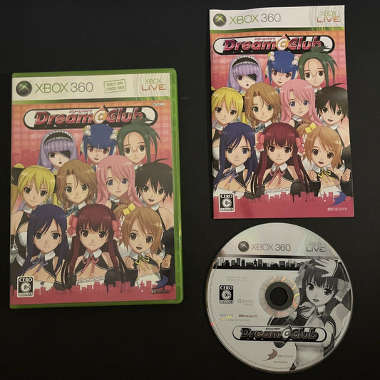 Dream Club - Microsoft XBOX 360 NTSC-J JAPAN Dating Sim Game with Manual