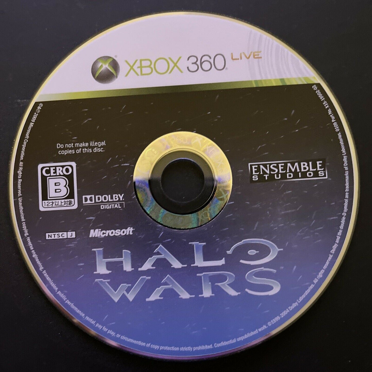 Halo Wars - Microsoft XBOX 360 NTSC-J JAPAN Complete Game with Manual