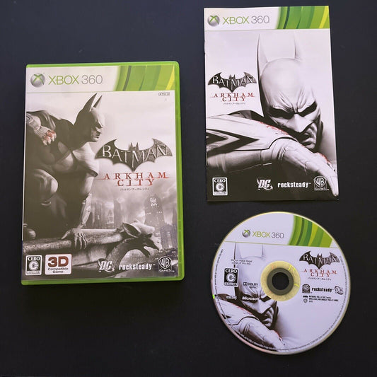 Batman: Arkham City - Microsoft XBOX 360 NTSC-J JAPAN Game Complete with Manual
