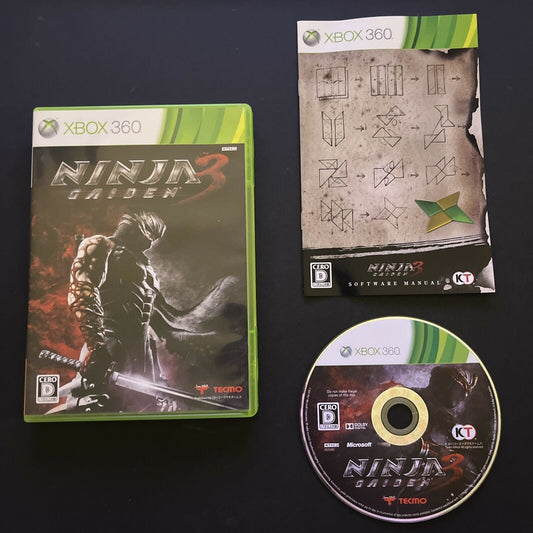 Ninja Gaiden 3 - Microsoft XBOX 360 NTSC-J JAPAN Game Complete with Manual