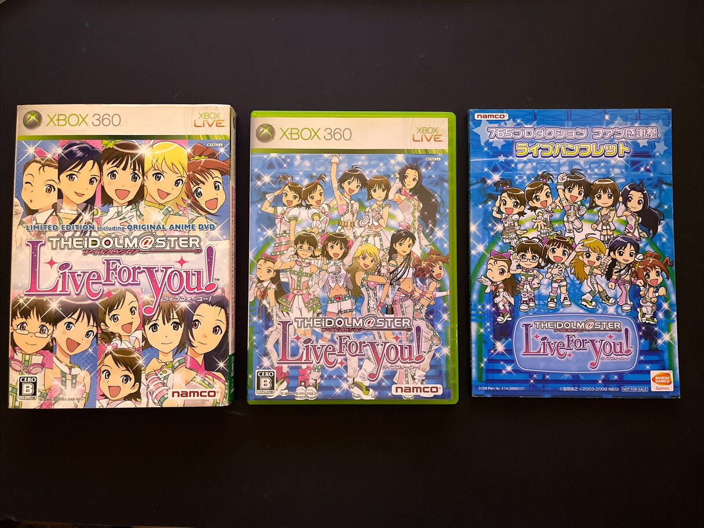 The Idolmaster: Live for You! [Limited Edition] Microsoft XBOX 360 NTSC-J JAPAN