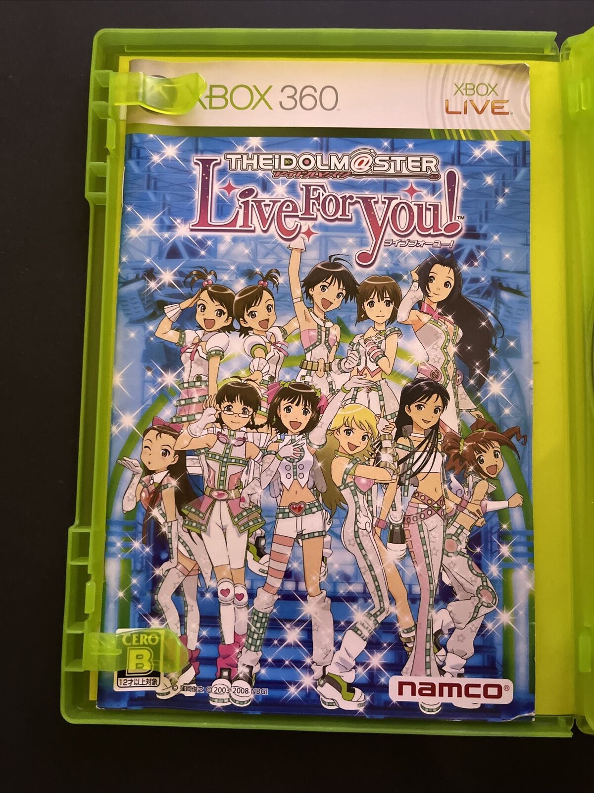 The Idolmaster: Live for You! [Limited Edition] Microsoft XBOX 360 NTSC-J JAPAN