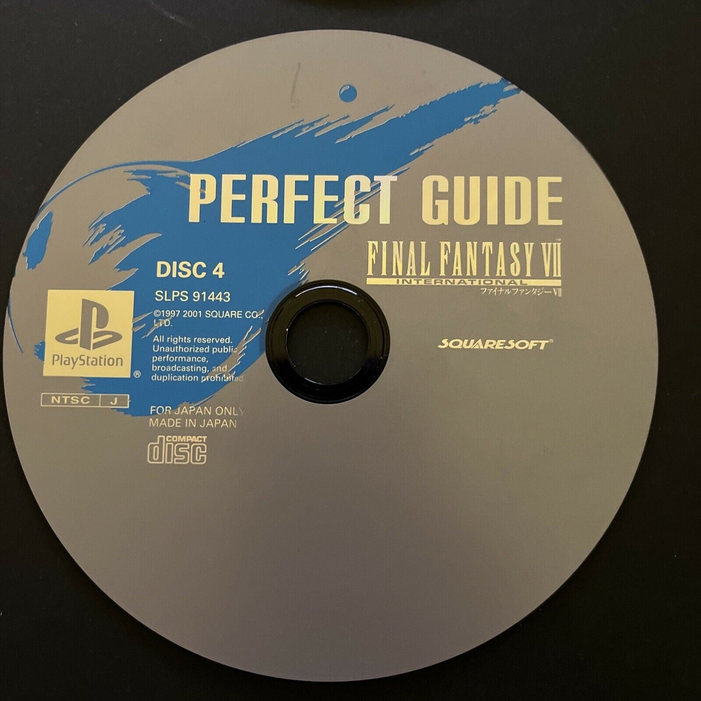 Final Fantasy 7 International + Perfect Guide Bonus PlayStation PS1 NTSC-J JAPAN