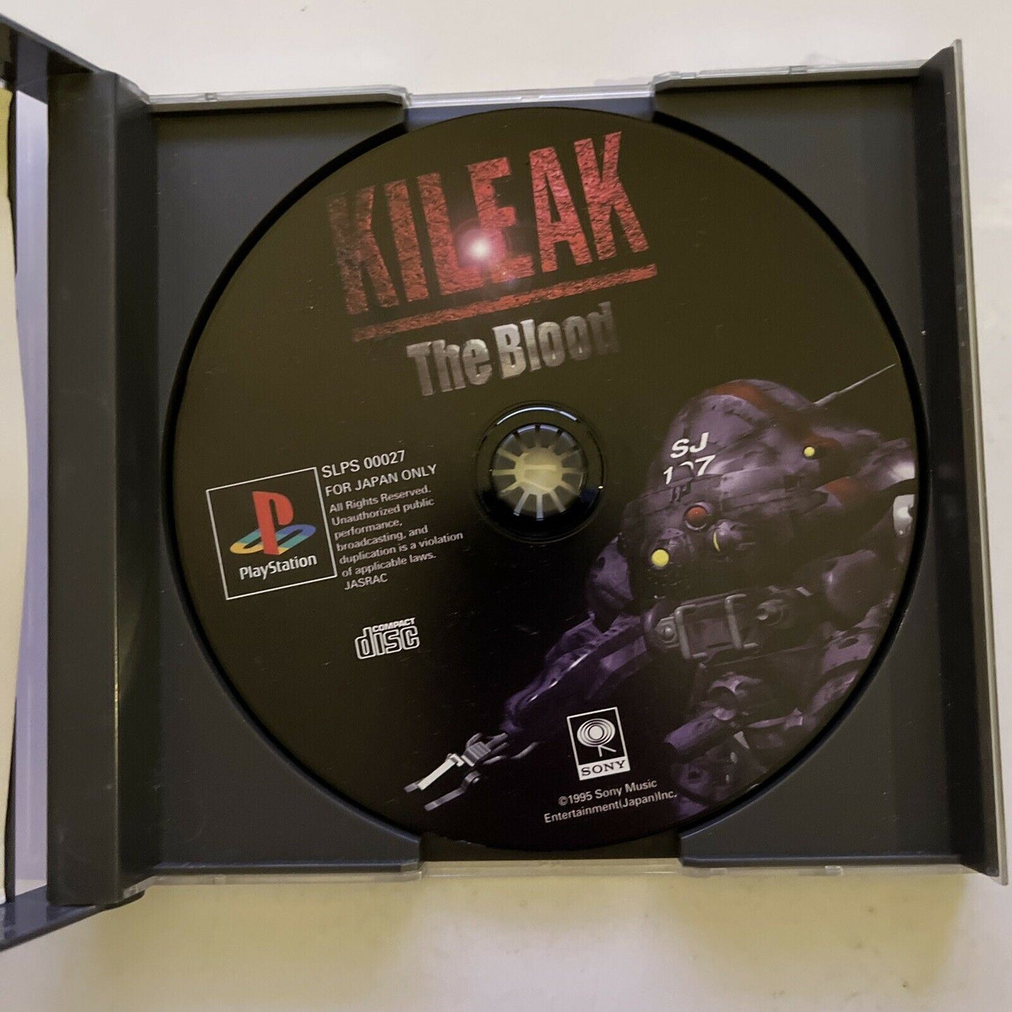 Kileak The Blood - PlayStation PS1 NTSC-J JAPAN FPS Shooter 1995 Game