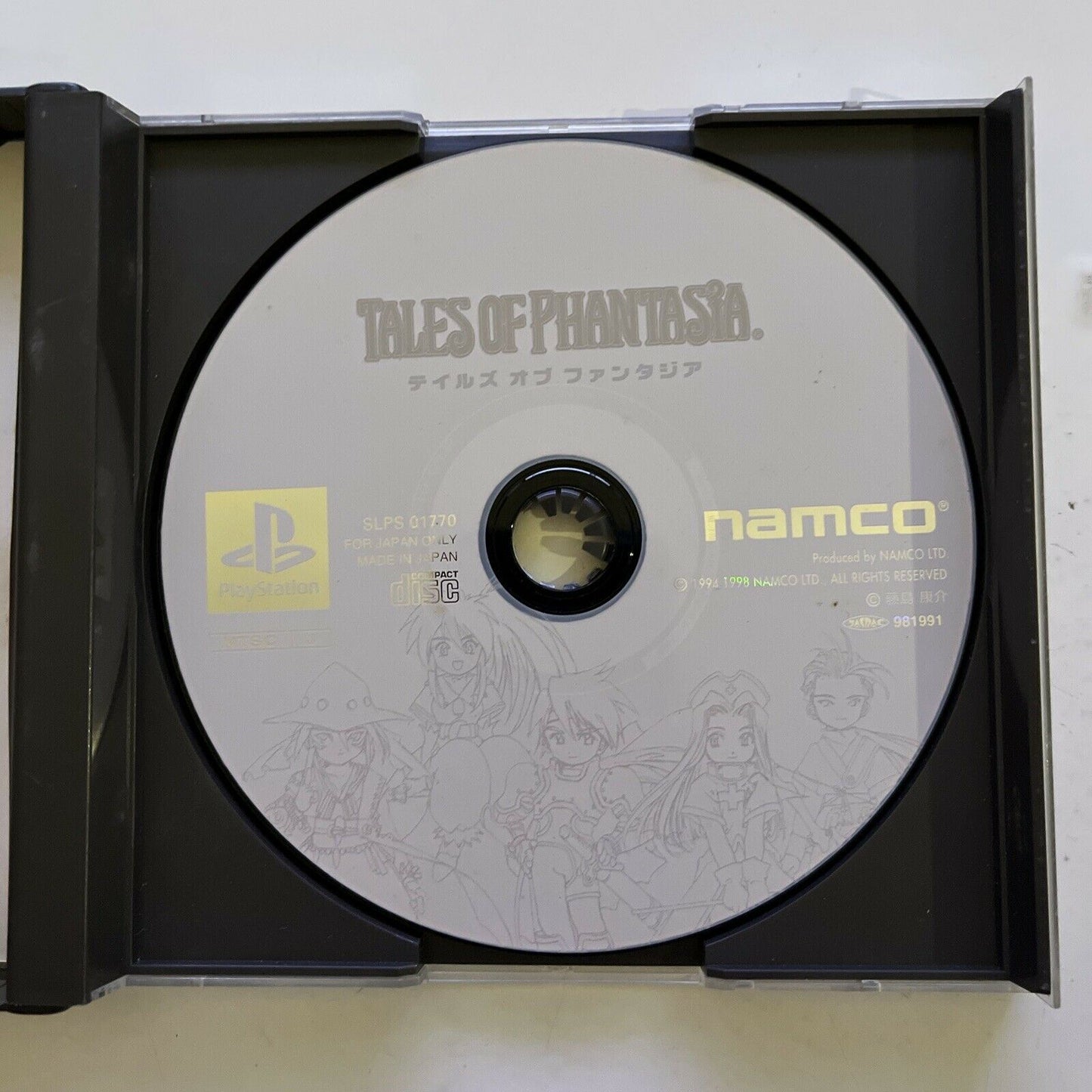 Tales Of Phantasia - PlayStation PS1 NTSC-J JAPAN Namco RPG Game