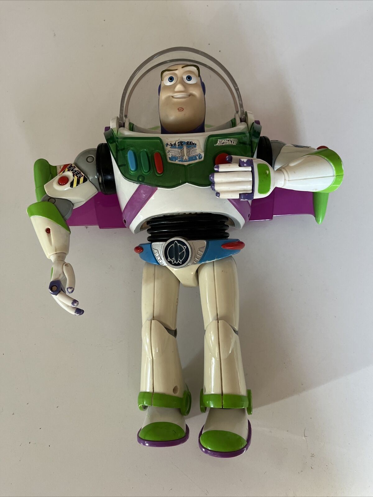 Disney Toy Story Turbo Glo Buzz Lightyear Deluxe Figure V0935 30cm