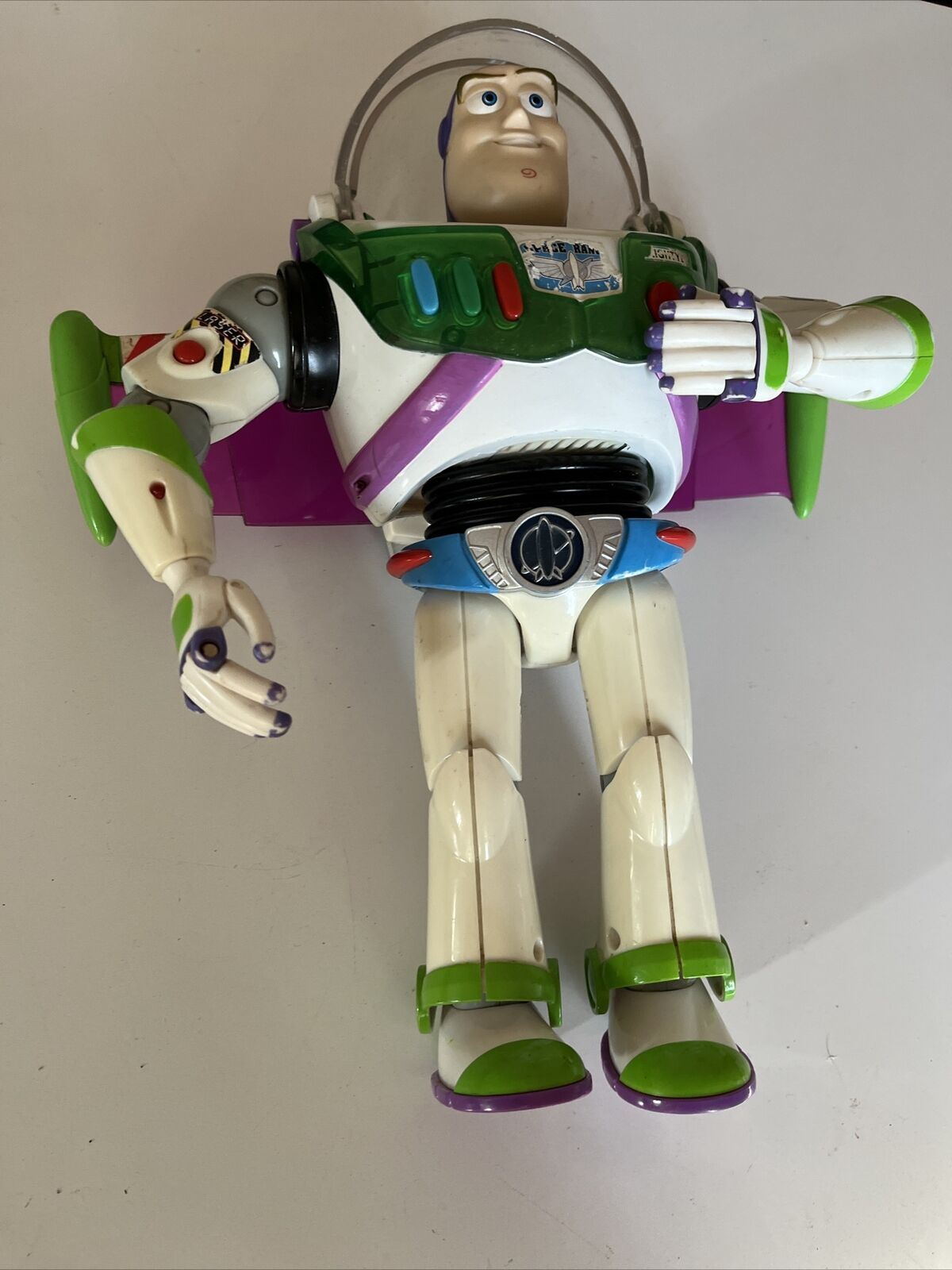 Disney Toy Story Turbo Glo Buzz Lightyear Deluxe Figure V0935 30cm