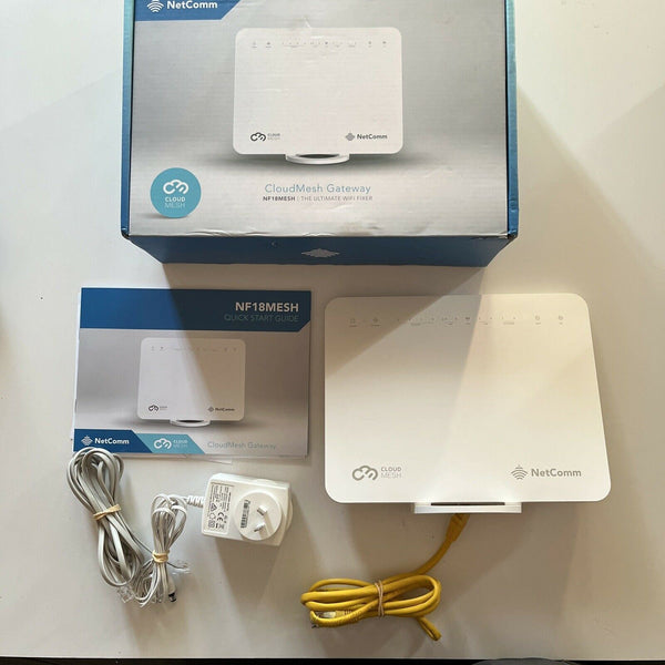 NetComm CloudMesh Networking Gateway / Router (white) NF18MESH FTTN FT ...