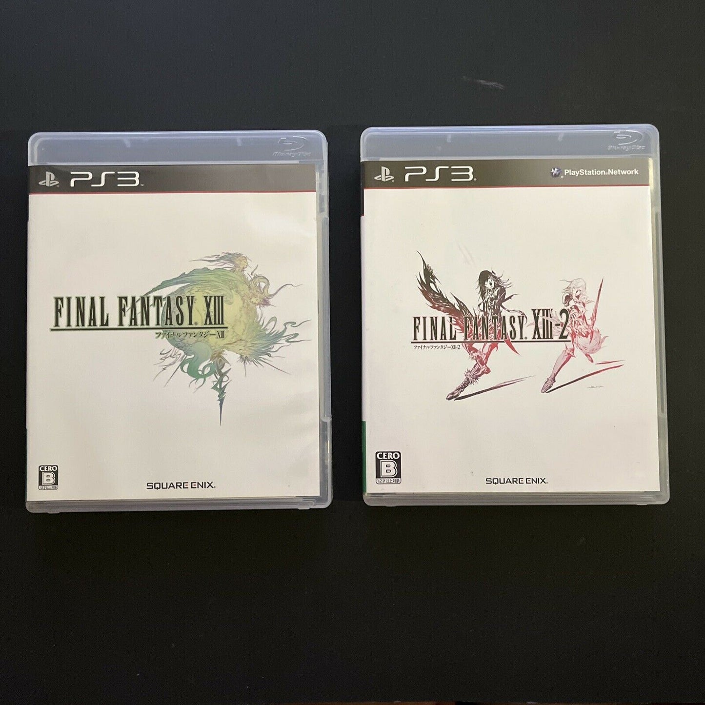 Final Fantasy XIII + XIII-2 - PlayStation PS3 JAPAN Square Game Complete