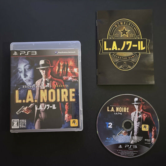 L.A. Noire - PlayStation PS3 JAPAN Rockstar Games Complete with Manual