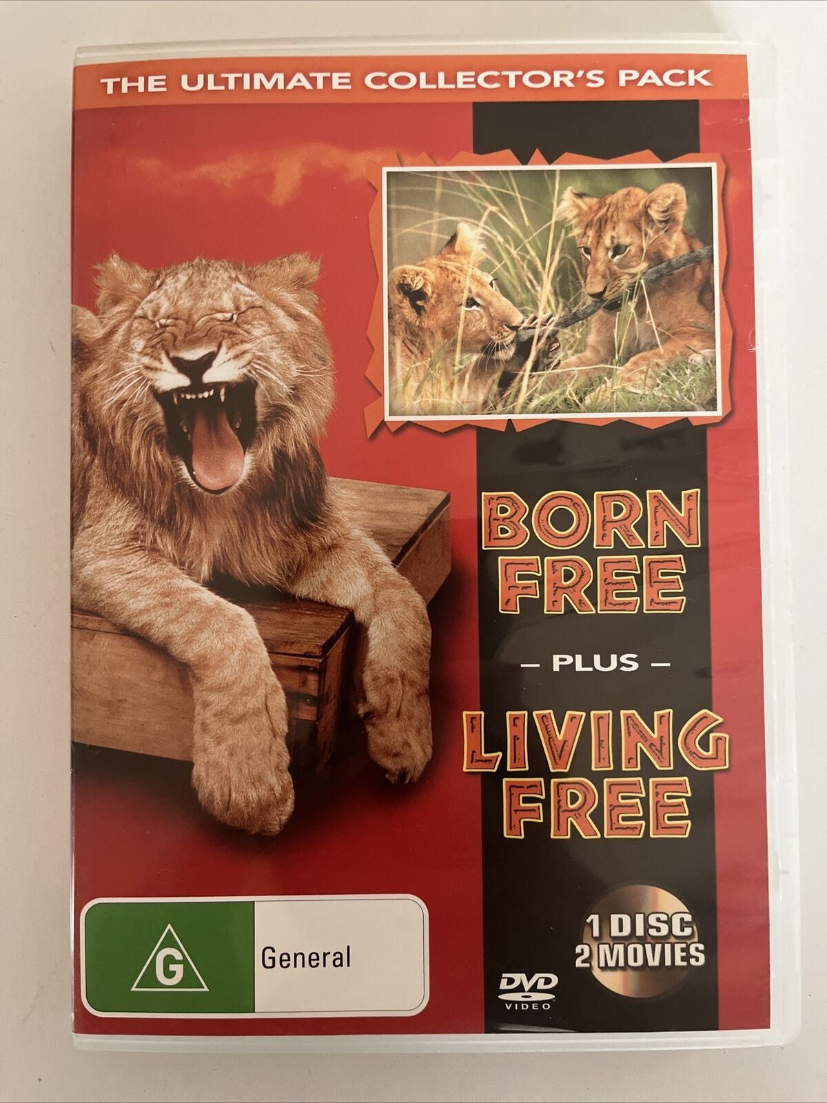 Born Free / Living Free (DVD, 1965)  Bill Travers, Nigel Davenport. Region 4