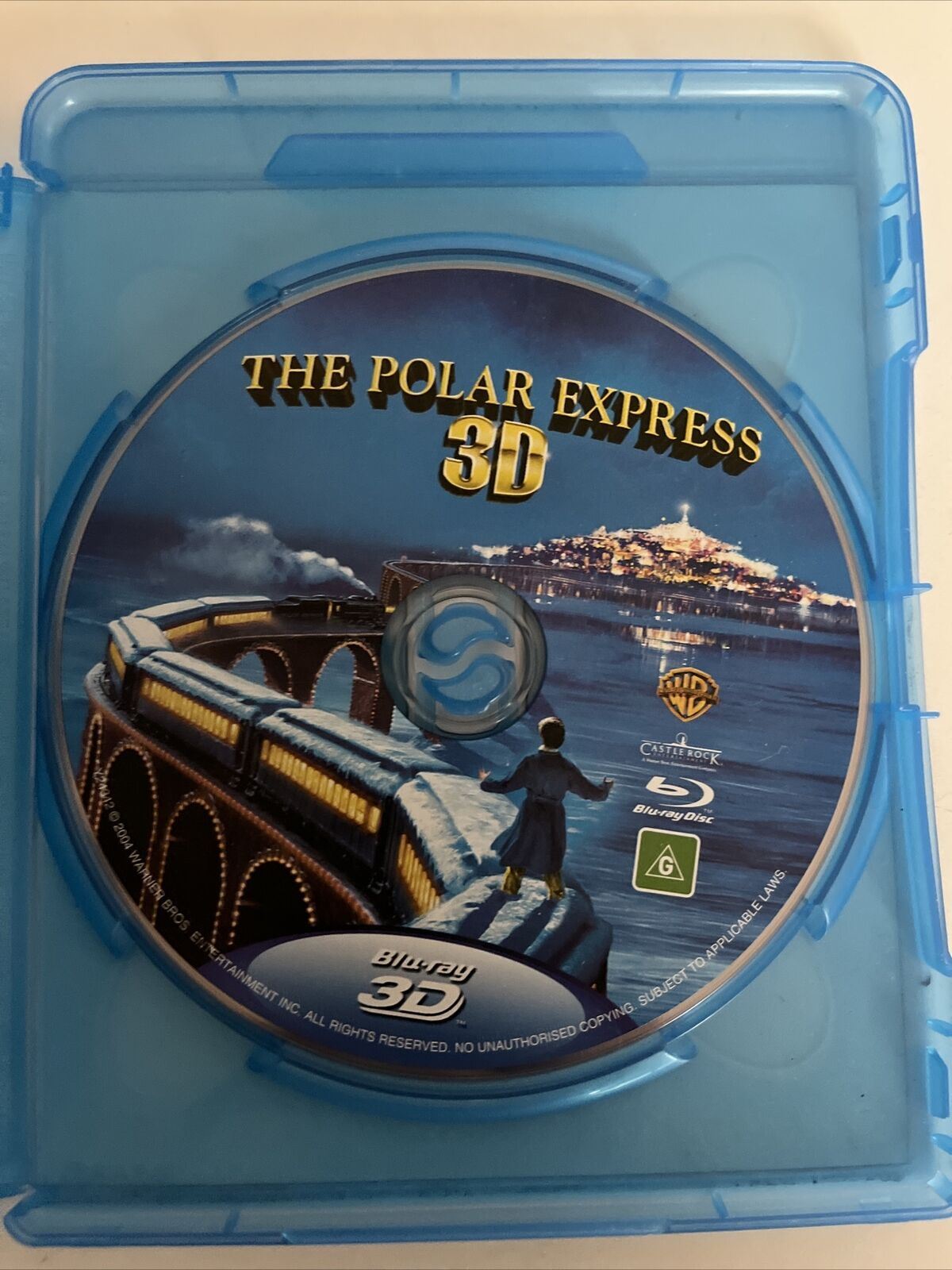 The Polar Express 3D (Blu-Ray 3D, 2004) Tom Hanks, Leslie Zemeckis, Eddie Deezen