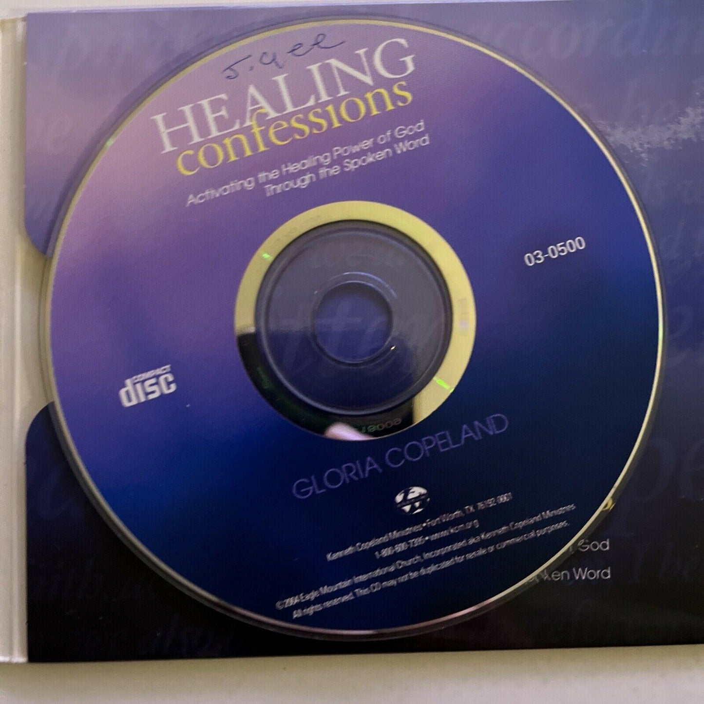 Healing Confessions: Activating the Healing Power of God - Gloria Copeland CD