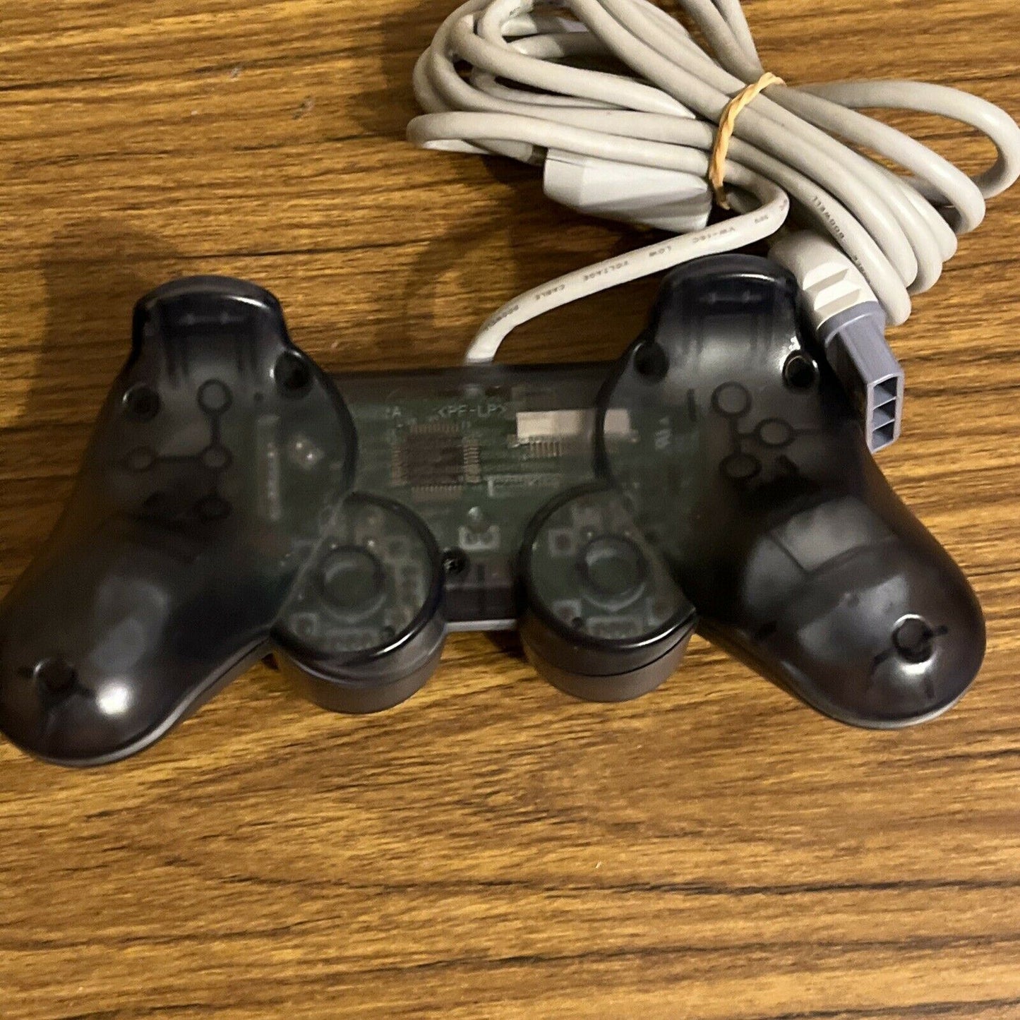 Official Sony PlayStation PS1 PS2 Analog Controller Charcoal Transparent Genuine