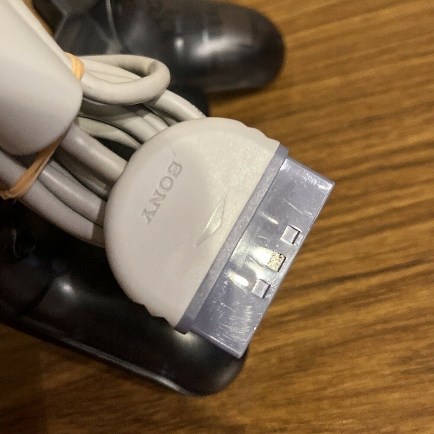 Official Sony PlayStation PS1 PS2 Analog Controller Charcoal Transparent Genuine