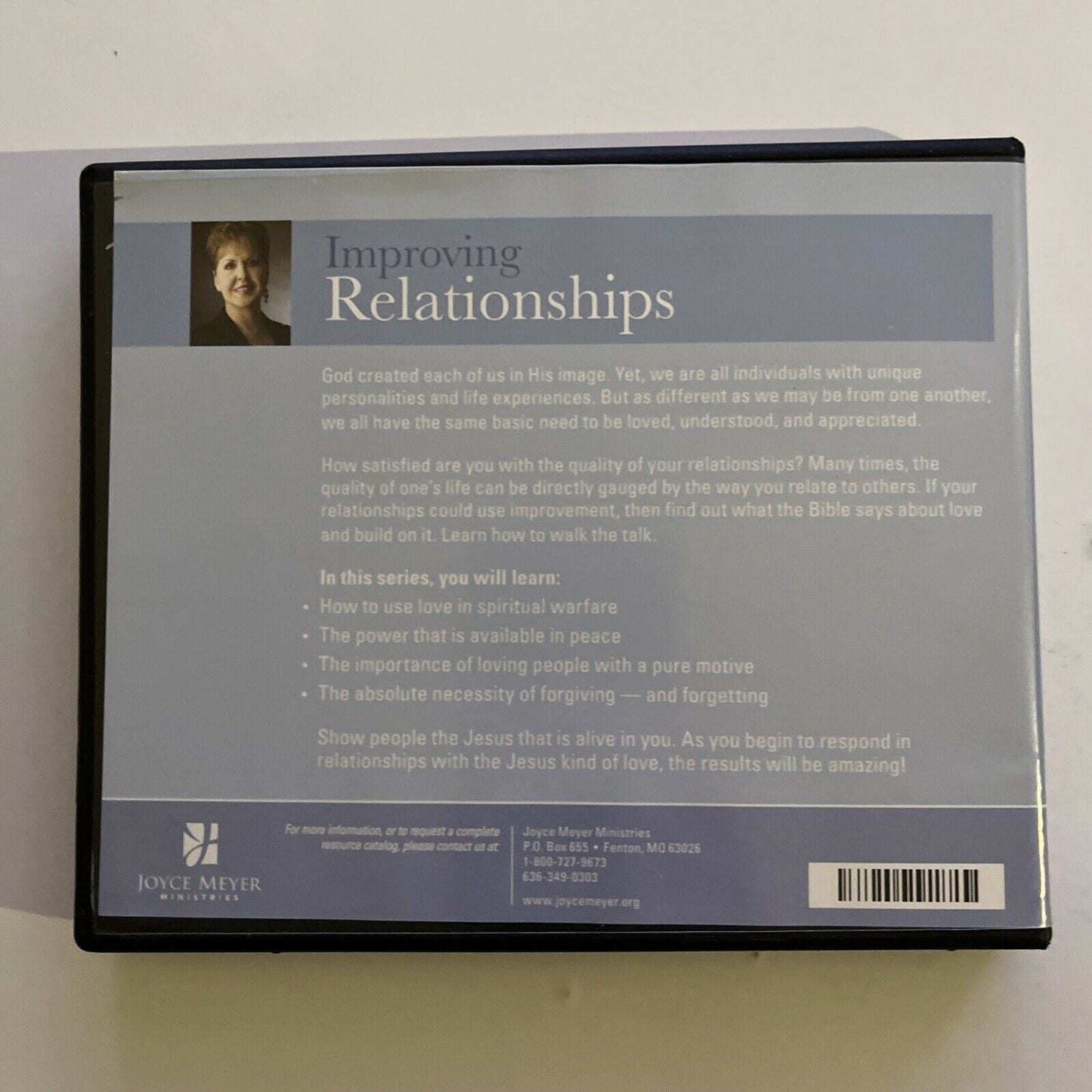 Joyce Meyer Improving Relationships CD