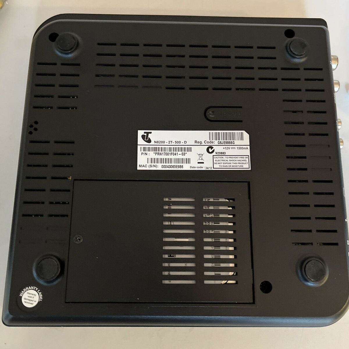 Telstra Data Box Telstra T-Box N8200 2T 500GB No Remote Control – Retro Unit